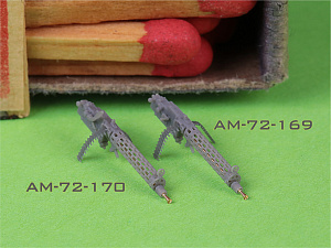 Дополнения из смолы 1/72 Spandau LMG 08/15 (2 pcs) (укороченная рукоятка)
