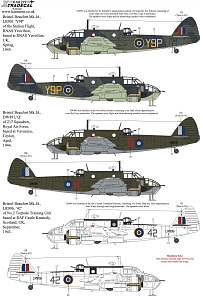 Декаль 1/48 Bristol Beaufort Mk.I/IA Collection Pt1 (9) (Xtradecal)