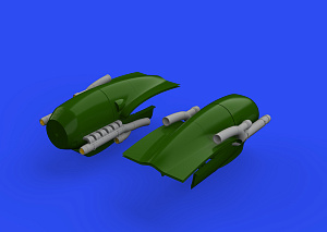 Дополнения из смолы 1/48 Выхлопные патрубки Messerschmitt Bf-110G-4 (для модели Eduard)