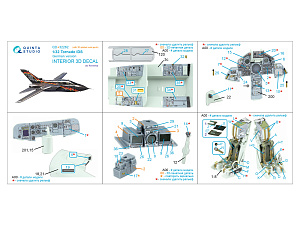 3D Декаль интерьера кабины Tornado IDS (ВВС Германии) (Revell) (с 3D-печатными деталями)