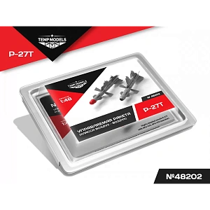 Дополнения из смолы 1/48 Управляемая ракета Р-27 Т (Temp Models)/ МиГ-29, Су-27, Су-33, Су-34, Су-35