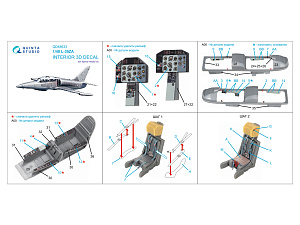 3D Декаль интерьера кабины L-39ZA (Special Hobby)