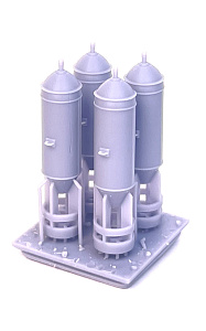 Дополнения из смолы 1/72 Бомбы ФАБ-250M46 (4шт) (Mazhor Models)