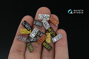 Автомобильные номера США, юго-западные штаты, 1950-1960 (для всех моделей) (на метал. основании), ч2