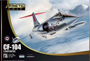 Сборная модель 1/48 CF-104 Starfighter (Kinetic Model Kits)