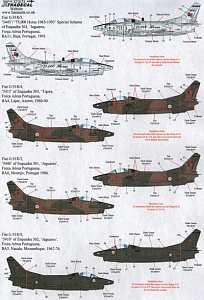 Декаль 1/72 Fiat G.91R/3 (13) (Xtradecal)