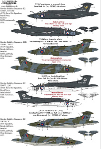 Декаль 1/48 Blackburn Buccaneer S.2 Collection Pt1  (Xtradecal)