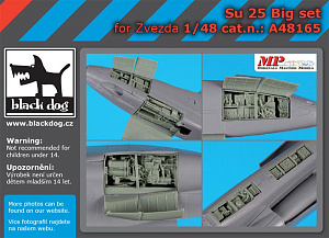Дополнения из смолы 1/48 Mikoyan MiG-23BN big set (designed to be used with Eduard kits) 