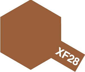 Краска акриловая Acrylic Mini XF-28 Dark Copper (Tamiya) (10ml)