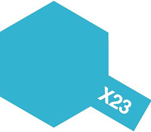 Краска акриловая Acrylic Mini X-23 Clear Blue (Tamiya) (10ml)