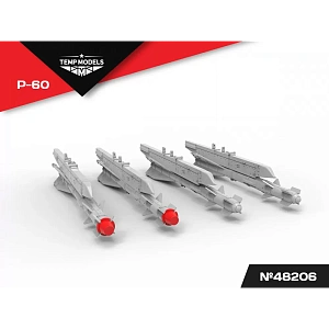 Дополнения из смолы 1/48 Управляемая ракета Р-60 (Temp Models)/ МиГ-21, МиГ-23, МиГ-25, МиГ-29, МиГ-31, Су-17, Су-24, Су-25, Як-38, Ми-24