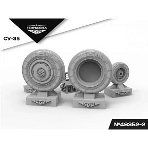 Дополнения из смолы 1/48 Колеса шасси СУ-35 3Д (Temp Models)