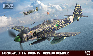 Сборная модель 1/72 Focke-Wulf Fw-190D-15 Torpedo Bomber (IBG Models)