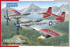 Сборная модель 1/72 F-82H Twin Mustang 'Alaskan Fighter' (Special Hobby)