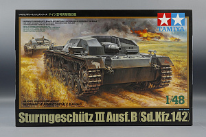 Сборная модель 1/48 Немецкое самоходное орудие Sturmgeschutz III Ausf.B (Tamiya)