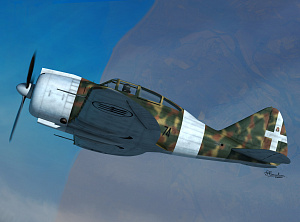 Сборная модель 1/72 Reggiane Re.2000 Falco (Sword)