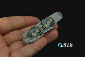 3D Декаль интерьера кабины Су-27УБ (Trumpeter) (с 3D-печатными деталями)