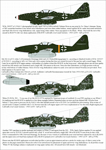 Декаль 1/72 Messerschmitt Me-262A-1a/U3 (Aims)