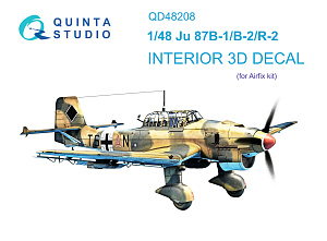 3D Декаль интерьера кабины Ju 87B-1/B-2/R-2 (Airfix)