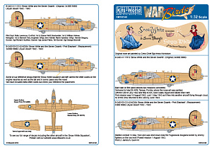 Декаль 1/32 Consolidated B-24D Liberator (Sized for the 1/32 scale Hobby Boss kits) (Kits-World)