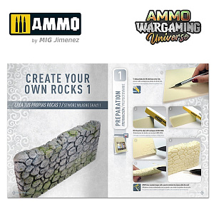 Набор для создания эффектов AMMO WARGAMING UNIVERSE 11 – Create your own Rocks (Ammo Mig)