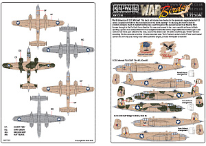 Декаль 1/72 B-25C Mitchell (Kits-World)