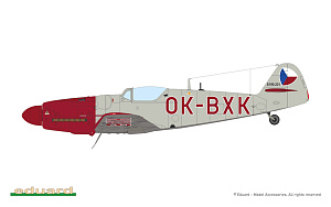 Сборная модель 1/48 Avia S-199 bubble canopy HYBRID edition kit (Eduard kits)