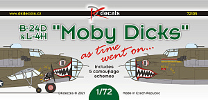 Декаль 1/72 Consolidated B-24D/L-4H "Moby Dicks"(DK Decals)