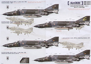 Декаль 1/32 McDonnell RF-4E Phantoms Luftwaffe Part 2 Norm 72 Camouflage (8) (Airdoc)