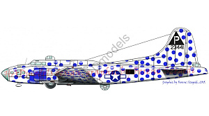 Декаль 1/48 B-17F Spotted Cow (3 sheets) (HAD)