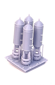 Дополнения из смолы 1/72 Бомбы ФАБ-250M46 (4шт) (Mazhor Models)