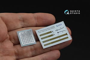 Комплект ремней для самолета ВВС РККА тип 1, ВОВ (с металлическими пряжками) (для всех моделей)