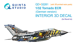 3D Декаль интерьера кабины Tornado ECR (ВВС Германии) (Revell) (с 3D-печатными деталями)