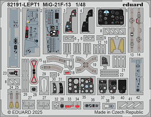 Сборная модель 1/48 МиГ-21Ф-13 (ProfiPACK edition) (Eduard kits)