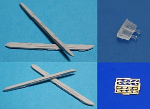 Дополнения из смолы 1/72 Авиационная управляемая ракета Х-29Л с АKУ-58(Advanced Modeling)/ Су-17, Су-24, Су-25, Су-27, Су-33, Су-34, Су-35, Су-39, МиГ-27, МиГ-29, МиГ-31, МиГ-35