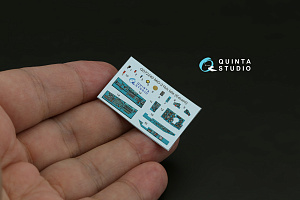 3D Декаль интерьера кабины МиГ-21БИС Поздний (с системой Полет-ОИ) (Eduard) (с 3D-печатными деталями