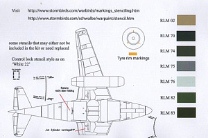 Декаль 1/72 Messerschmitt Me-262A/Me-262B Collection (8) (Aims)