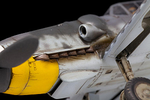 Сборная модель 1/48 Немецкий истребитель Мессершмитт BF-109G6  (Zvezda)