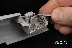 3D Декаль интерьера кабины F-8J Crusader (Hasegawa/Hobby 2000)