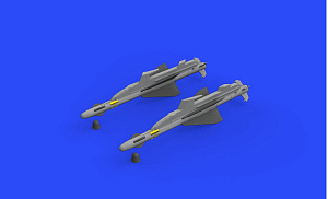 Дополнения из смолы 1/48 Ракеты Р-23T для МиГ-23 (для модели Eduard/Trumpeter)