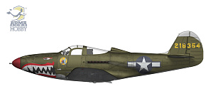 Сборная модель 1/48 Bell P-39N Airacobra (Arma Hobby)