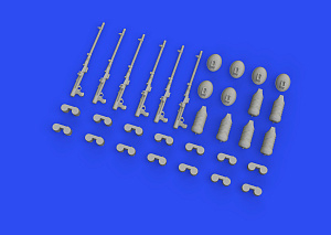 Дополнения из смолы 1/48 Dornier Do-17Z bomber guns (для моделей Eduard/ICM)