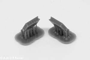 Дополнения из смолы 1/48 Блоки ИК и РЛ ловушек для SEPECAT Jaguar 