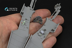 3D Декаль интерьера кабины Bf 109E-3/4 (HobbyBoss)