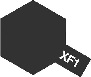 Краска акриловая Acrylic Mini XF-1 Flat Black (Tamiya) (10ml)