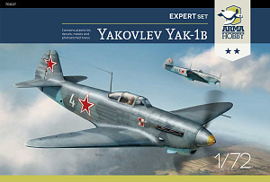 Сборная модель 1/72 Яковлев Як-1б Expert Set (Arma Hobby)