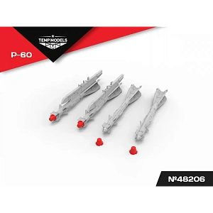 Дополнения из смолы 1/48 Управляемая ракета Р-60 (Temp Models)/ МиГ-21, МиГ-23, МиГ-25, МиГ-29, МиГ-31, Су-17, Су-24, Су-25, Як-38, Ми-24