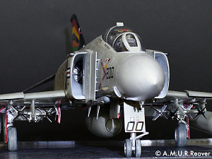 Дополнения из смолы 1/48 Каналы воздухозаборников палубных F-4J/S Phantom II (A.M.U.R.Reaver)