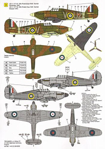 Декаль 1/32 Hawker Hurricane Mk.I (3) (Techmod)