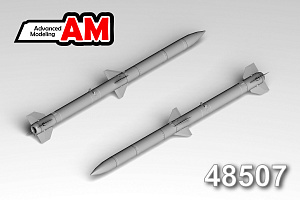 Дополнения из смолы 1/48 Авиационная управляемая ракета AIM-120D (Advanced Modeling)
